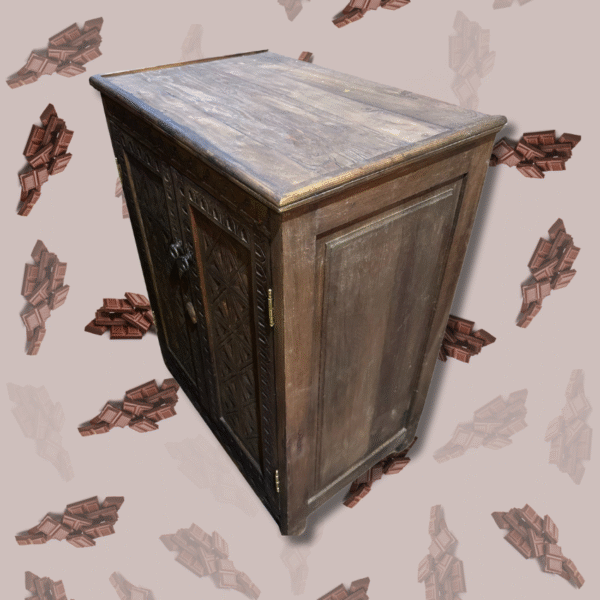 Moroccan Carved Entryway Storage Cabinet - Brown 2 entryway cabinet Moroccan Carved Entryway Storage Cabinet - Brown