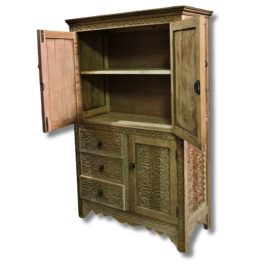 Luxurious Moroccan Carved Bedroom Dresser - Natural 12 bedroom dresser 44