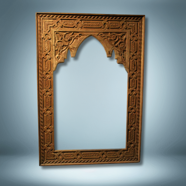 Moroccan Arch Mirror / Wood Frame - Natural Cedar 1 arch mirror Moroccan Arch Mirror / Wood Frame - Natural Cedar