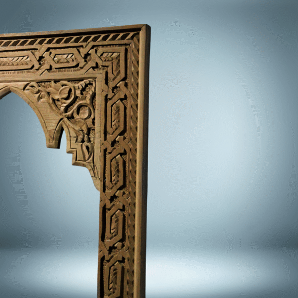 Moroccan Arch Mirror / Wood Frame - Natural Cedar 3 arch mirror Moroccan Arch Mirror / Wood Frame - Natural Cedar