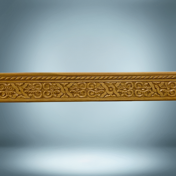Unique Moroccan Wood Frame / Carved Mirror - Natural Cedar 4 wood frame Unique Moroccan Wood Frame / Carved Mirror - Natural Cedar