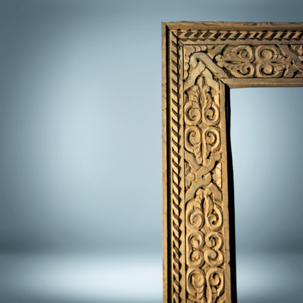 Unique Wood Picture Frame / Carved Mirror - Natural Cedar 3 wood picture frame Unique Wood Picture Frame / Carved Mirror - Natural Cedar