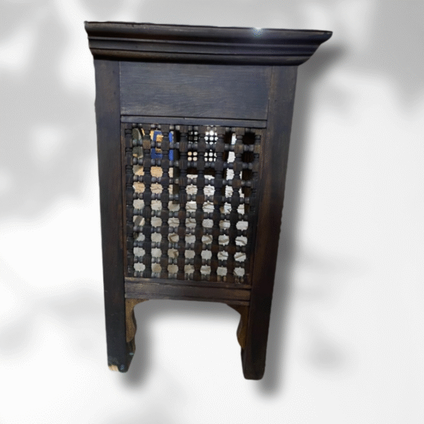 Carved Moroccan Table Console - Dark Brown. 2 Moroccan Table console Carved Moroccan Table Console - Dark Brown.