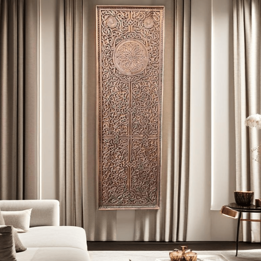 Wall Decor & Mirrors 1 Moroccan mirror and wall decor including wooden panels, carved frames, and arched mirrors