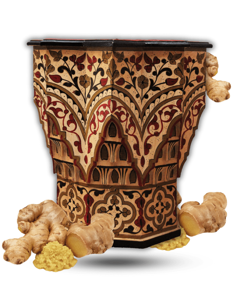 Moroccan Muqarnas Table, Painted 111